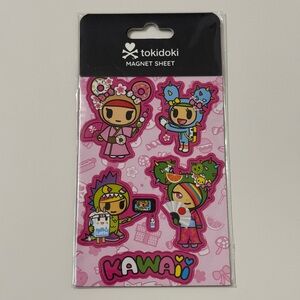 Tokidoki Pink Character Magnet Sheet